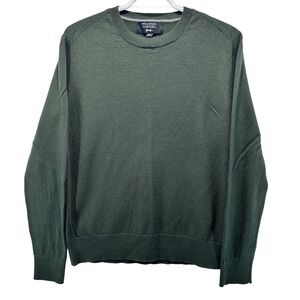 Banana Republic Baruffa Men's Small Merino Wool Crew Neck Sweater Italian Wool‎